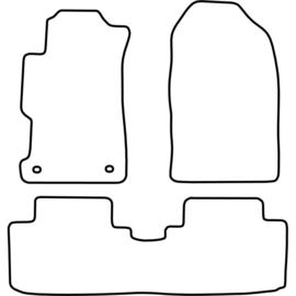Automatten passend voor Honda Civic coupe 2001-2005