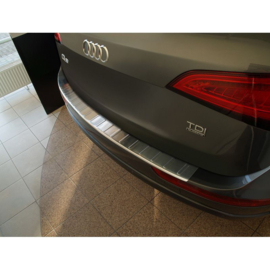 RVS Achterbumperprotector passend voor Audi Q5 2008-2012 & 2012- 'Ribs'