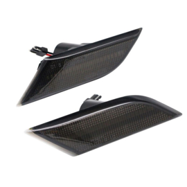 Set LED Zijknipperlichten passend voor Volkswagen Transporter T6.1 2020-2022 - Rookgrijs- incl. Dynamic Running Light