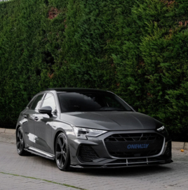 Oneway Complete bodykit passend voor Audi A3 (8Y) Sportback S-Line/S3 Facelift 2025- - Glanzend zwart