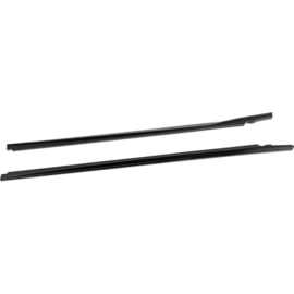 Motordrome Set sideskirts passend voor BMW 1-Serie (F40) excl. M-Sport/M135i 2019-2024 (ABS Glanzend zwart)