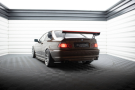 Maxton Design Carbon Spoiler Met Externe Beugels Staanders + LED BMW 3 Coupé E46