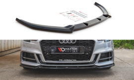 Maxton Design VOORSPLITTER V.3 AUDI S3 / A3 S-LINE 8V FL SEDAN Gloss Black
