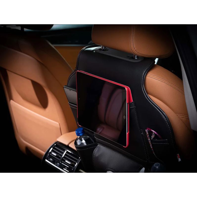 otoM Universele Autostoel Organizer - Zwart PVC leder