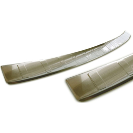 Titanium RVS Achterbumperprotector passend voor BMW X7 (G07) 2019- met M-Pakket 'Ribs'