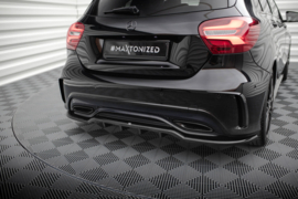 Maxton Design Achtersplitter (met verticale spijlen) Mercedes-Benz A AMG-Line W176 Facelift