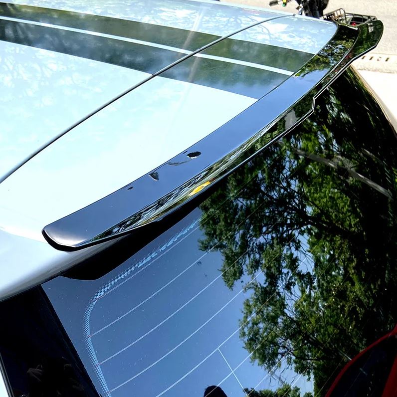 AutoStyle Dakspoiler (Spoiler Cap) passend voor Volkswagen Golf VII HB 3/5-deurs GTi/GTD/R/R-Line 2012-2019 (ABS Glanzend zwart)