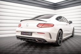 Maxton Design Achtersplitter (met verticale spijlen) Mercedes-Benz C Coupé AMG-Line C205 Facelift