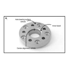 H&R DRA-Systeem Spoorverbrederset 50mm per as - Steekmaat 4x100 - Naaf 56,6mm - Boutmaat M12x1,5 - passend voor Chevrolet/Fiat/Opel
