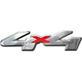Aluminium Embleem/Logo - 4x4 - 12x3cm