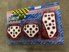 Camco Pedal Set Red/White Universeel