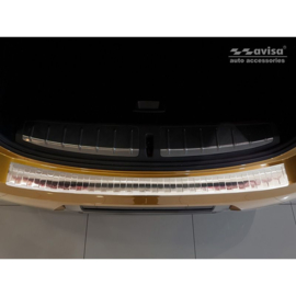 RVS Achterbumperprotector passend voor BMW X2 (F39) M-Pakket 2018- 'Ribs'