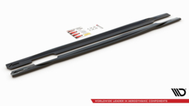 Maxton Design SIDESKIRTS DIFFUSERS AUDI S5 / A5 S-LINE SPORTBACK F5 FACELIFT Gloss Black