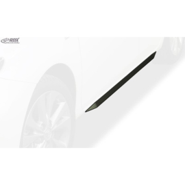 Sideskirts 'Slim' passend voor Toyota Auris E180 2012-2015 (ABS zwart glanzend)