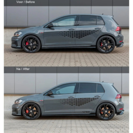 H&R Verlagingsveren passend voor Seat Leon Cupra/Cupra R/Volkswagen Golf VII Sedan/GTD/GTI/TCR Vanaf 1011kg VA-Last 2012-VA25-45/AA25-45mm