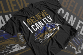 T-Shirt: Subaru I Believe I Can Fly