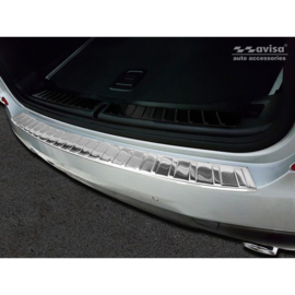 RVS Achterbumperprotector passend voor BMW X3 (G01) 2017-2021 & Facelift 2021- excl. M-Pakket 'Ribs'