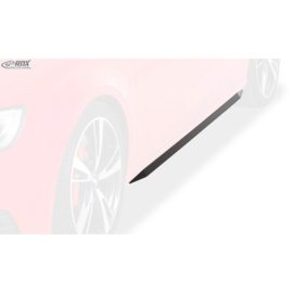 Sideskirts 'Slim' passend voor Audi A3 (8V7) Cabrio 2013- (ABS zwart glanzend)