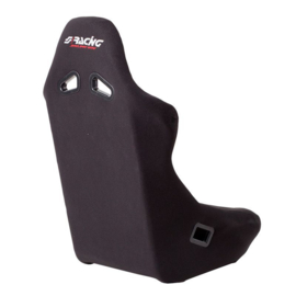 Simoni Racing Sportstoel Damon - Zwart - Vaste Rugleuning - incl. Sledes