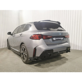 Motordrome Achterbumperskirts (Hoeken) passend voor BMW 1-Serie (F70) M-Sport excl. M135 2024- (ABS Glanzend zwart)