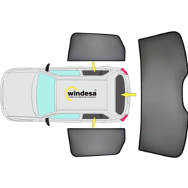 SunClip Zicht- & Zonwering passend voor BMW 1-Serie F20 5-deurs 2011-2019
