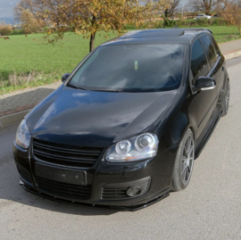 Oneway Voorspoilerlip passend voor Volkswagen Golf V GTi/GTD 2003-2008 – Glanzend zwart