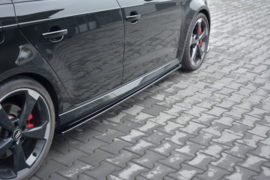 Maxton Design SIDESKIRTS DIFFUSERS AUDI RS3 8V FL SPORTBACK Gloss Black