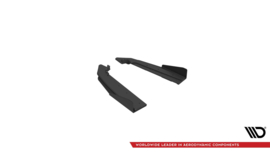 Maxton Design Street Pro Achterzijde Splitters V.1 + Flaps Ford Mustang GT Mk6 Facelift