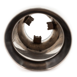 Simoni Racing Uitlaatsierstuk Rond/Schuin RVS - Ø114xL210mm - Montage ->60mm