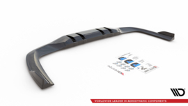 Maxton Design Achtersplitter (met verticale stangen) V.2 Mercedes A 35 AMG Sedan V177