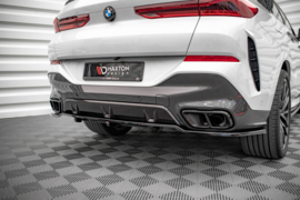 Maxton Design Achtersplitter (met verticale stangen) V.1 BMW X6 M-Pack G06