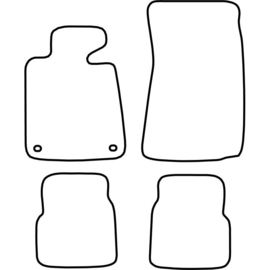 Automatten passend voor BMW 3 serie (E30) 1982-1990 (excl. Cabrio)
