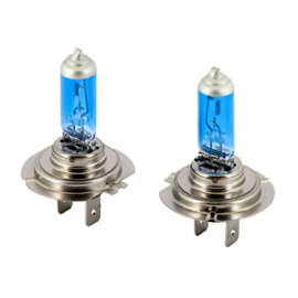 SuperWhite Blauw H7 55W/12V/4200K Halogeen Lampen, set à 2 stuks (E13)