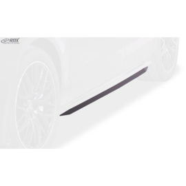 Sideskirts 'Slim' passend voor Audi A8 (4H) 2010-2017 (ABS zwart glanzend)