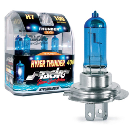 Simoni Racing Halogeen Lampen 'Hyper Thunder' H7 (4000K) Hyperwhite 12V/55W, set à 2 stuks ECE-R37