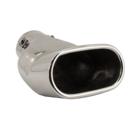 Simoni Racing Uitlaatsierstuk Rechthoekig RVS - 117x68xL190mm - Montage ->63mm