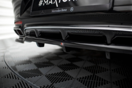 Maxton Design Achtersplitter (met verticale spijlen) Mercedes-Benz S Coupé AMG-Line C217 Facelift