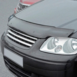 Oneway Motorkapbeschermer (steenslagcover) passend voor Volkswagen Caddy MK3 2004-2010 - Glanzend zwart
