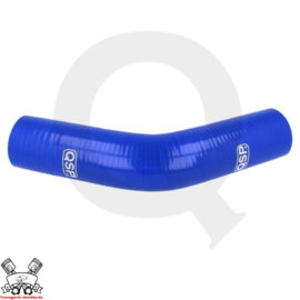 Silicone bocht 45° Blauw (keuze uit diverse binnendiameters)