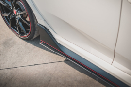 Maxton Design Race Duurzaamheid Zijskirts Diffusers V.2 Honda Civic X Type-R