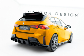 Maxton Design Street Pro Achterzijde Splitters V.2 + Flappen BMW 1 M-Pack F70 + BMW M135i F70