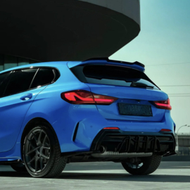 Oneway Dakspoiler (Cap) passend voor BMW 1-Serie F40 M-Pack/M135i 2019- - Glanzend zwart