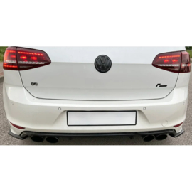 Oneway Achterbumperskirts (Hoeken) passend voor Volkswagen Golf VII HB R 2013-2016 – Glanzend zwart