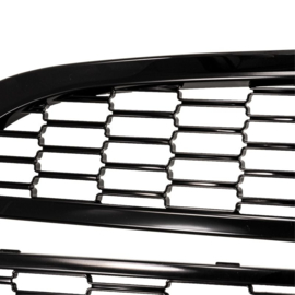 Zwarte Grills passend voor BMW New Mini R50/R52/R53 2001-2006 (boven+onder)