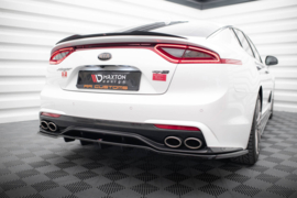 Maxton Design Achtersplitter (met verticale stangen) Kia Stinger Mk1