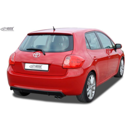 Achterskirt 'Diffusor' passend voor Toyota Auris E150 2007-2010 (ABS zwart glanzend)
