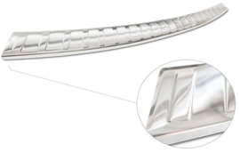 RVS Achterbumperprotector passend voor BMW iX3 (G08) 2020- 'Ribs'