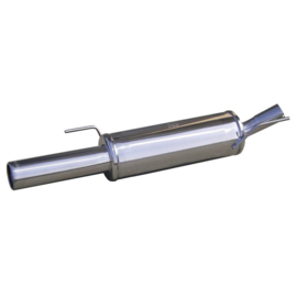 100% RVS Sportuitlaat passend voor Volkswagen Golf III 1.8 (90pk) -1999 80mm