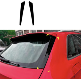AutoStyle Set achterruit side-spoilers passend voor Audi A3 (8V) Sportback S-Line 2012-2020 (ABS Glanzend zwart)