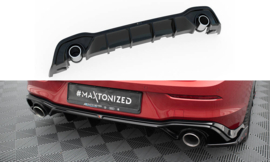 Maxton Design Achterspoiler + Uitlaat Einden Imitatie Volkswagen Golf GTE / R-Line Mk8 / Mk8 Facelift